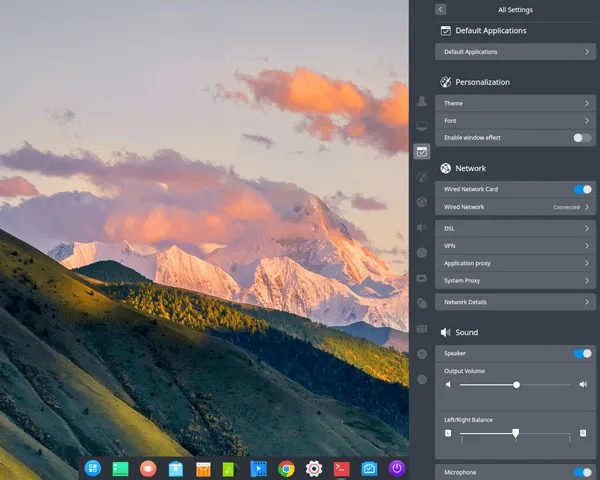 {distro_title} screenshot