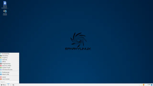 {distro_title} screenshot